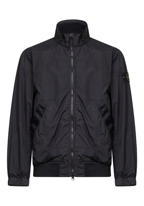 giacca 4100111 uomo blu nera STONE ISLAND | L1S15 4100111 S0A23V0029